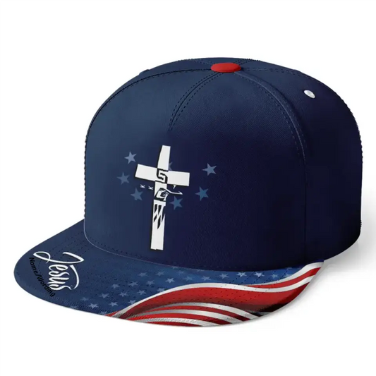 Jesus Custom Snapback Baseball Cap | Cross | Jesus Hat | Blood Of Jesus， bibble verse cap, PR067-24023008