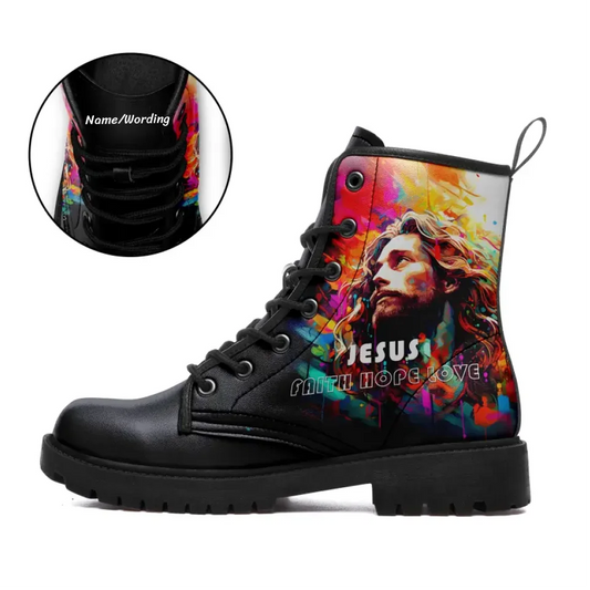 Jesus Custom  leather  casual  BOOTS-24023004-10