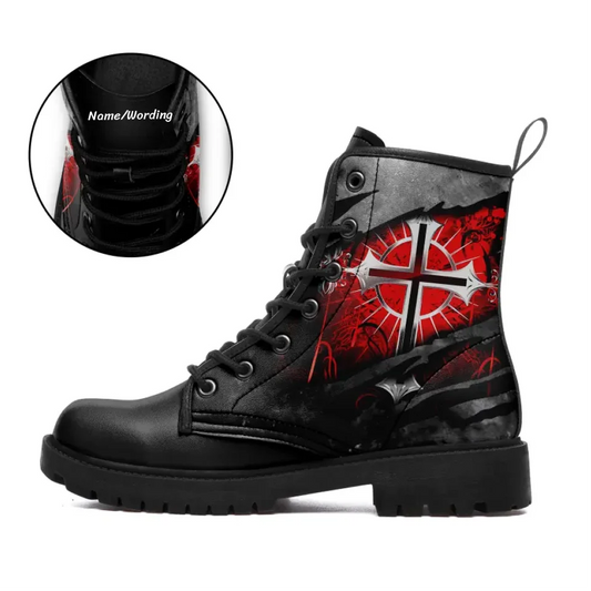 Jesus Custom  leather  casual BOOTS-24023004-7