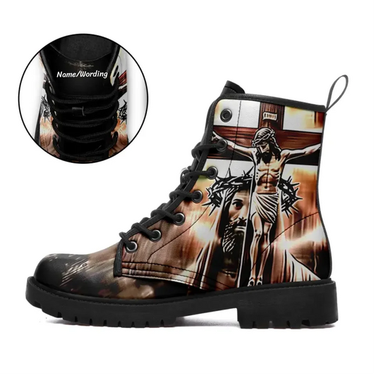 Jesus Custom  leather causal   BOOTS-24023004-1