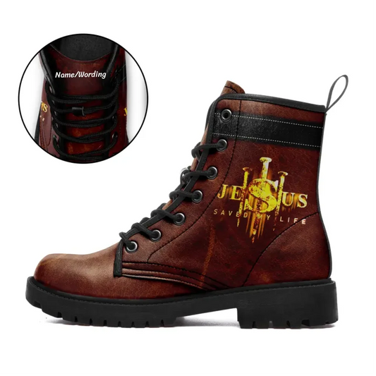 Jesus Custom  leather  casual BOOTS-24023004-6