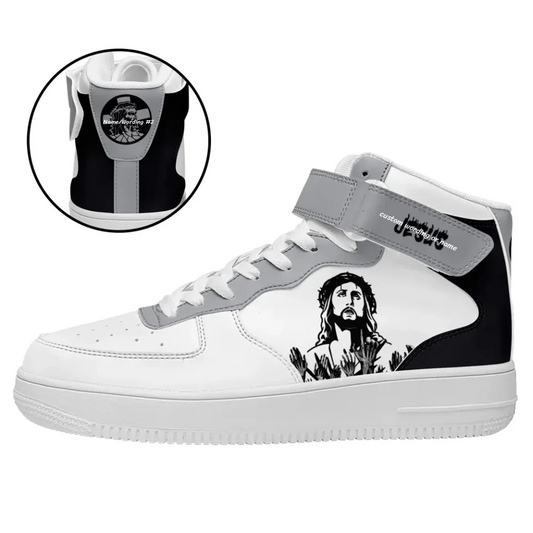 Custom AFH Jesus Shoe Walking in Faith and Style,Best Gift for leaders, clergy members or active community participants strengthen the sense of community,AFH-23023002