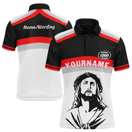 Jesus Custom  Polo T shirt  for Men Women Personalized for Gift PR044-24023001-9-b