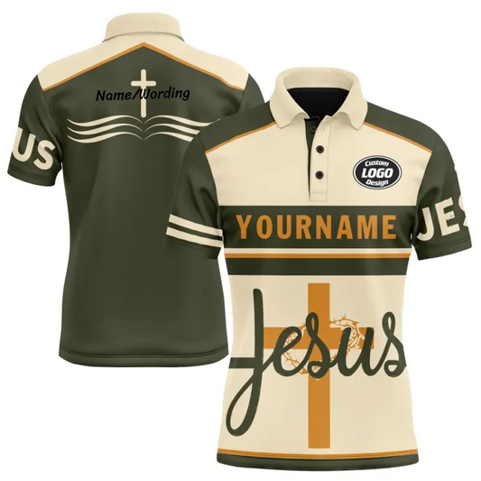 Jesus Custom  Polo T shirt  for Men Women Personalized for Gift PR044-24023001-3-b